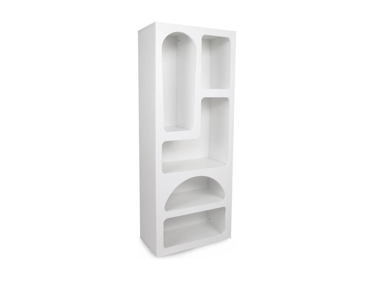 Vente-unique  Etagère avec 5 niches - Blanc - LUELA 