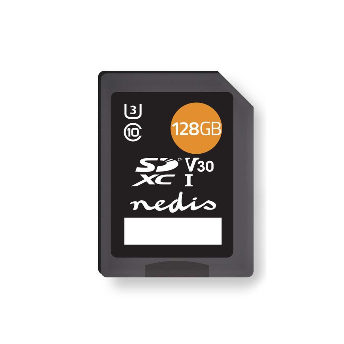 Nedis  Speicherkarte | SDXC | 128 GB | Schreibgeschwindigkeit: 80 MB/s | Lesegeschwindigkeit: 45 MB/s | UHS-I 