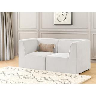 Beliani 2 Sitzer Sofa aus Cord Modern LEMVIG  