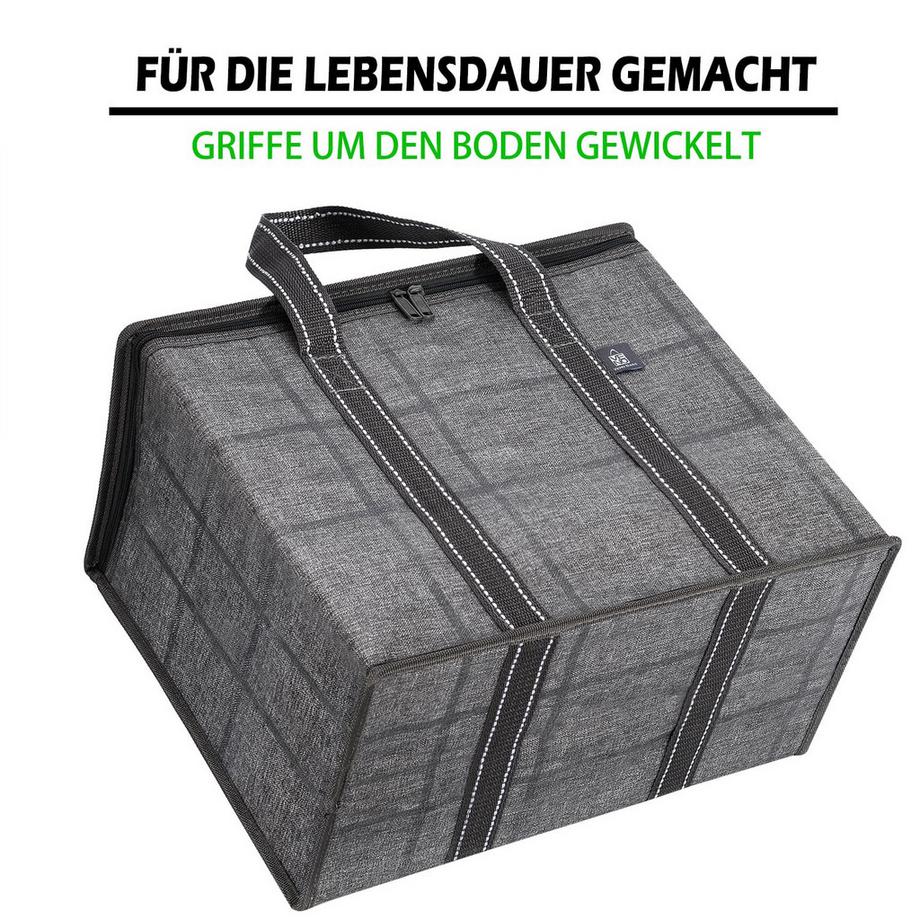 Only-bags.store  2 Stück Einkaufstasche Wiederverwendbare faltbare Kühltasche Einkaufskorb 