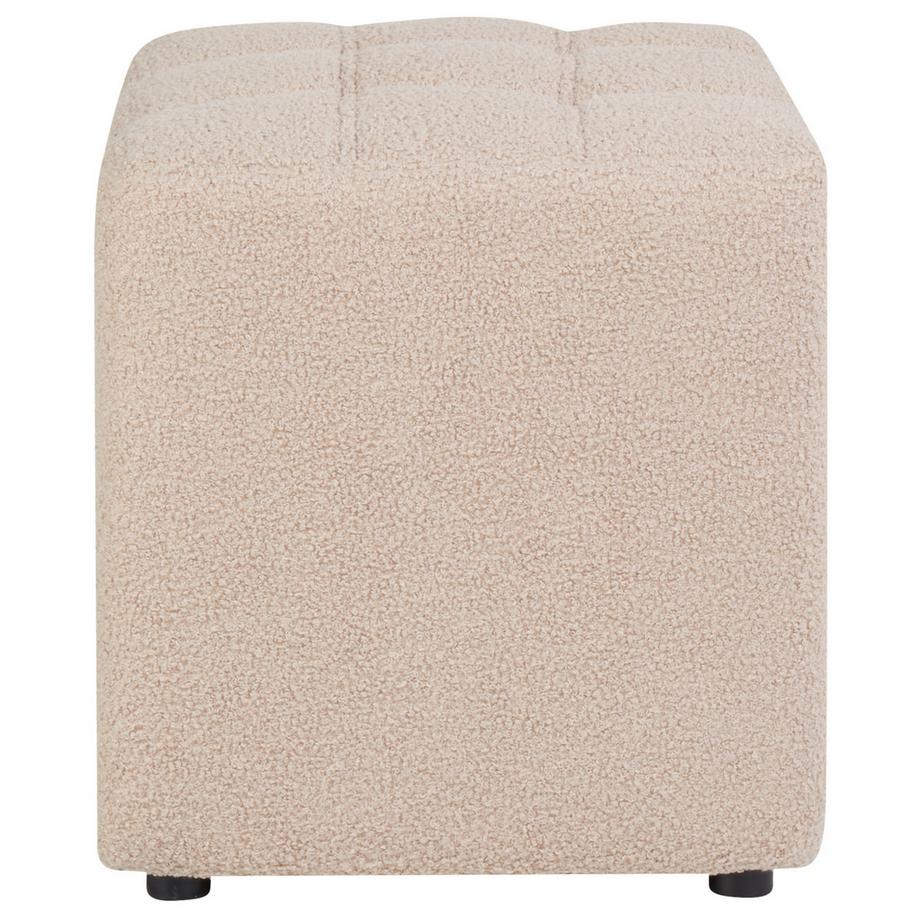 Beliani Pouf aus Bouclé Minimalistisch KANSAS  