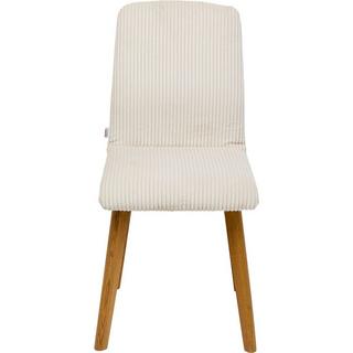 KARE Design Stuhl Lara Cord creme  