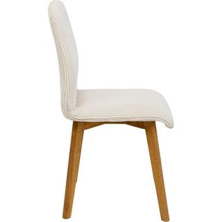 KARE Design Stuhl Lara Cord creme  