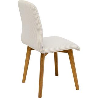 KARE Design Stuhl Lara Cord creme  