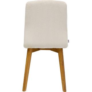 KARE Design Stuhl Lara Cord creme  