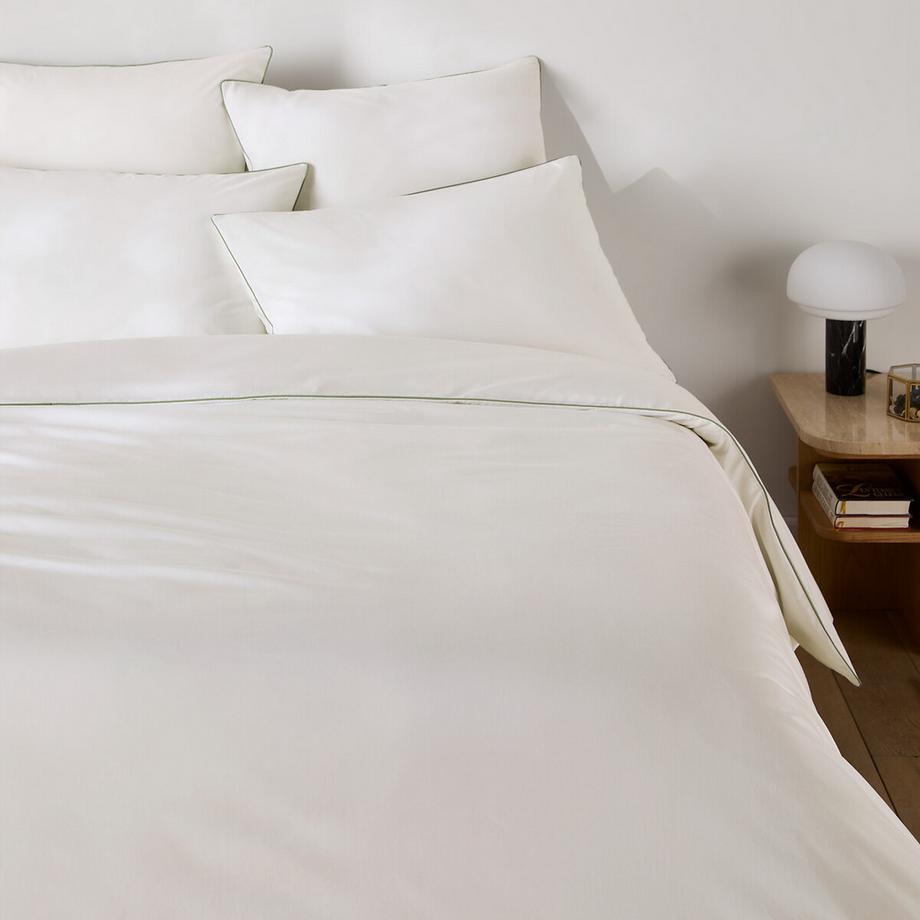 Housse de couette en percale de lyocell et coton