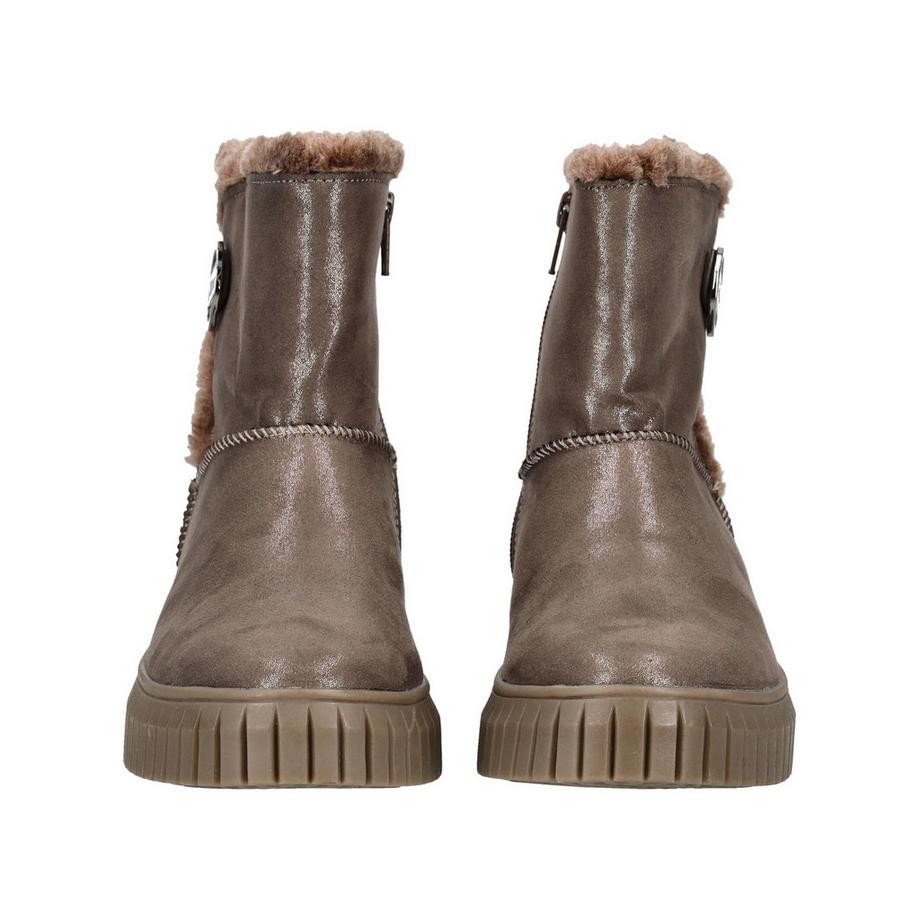 s. Oliver Bottines avec bordure en fausse fourrure  
