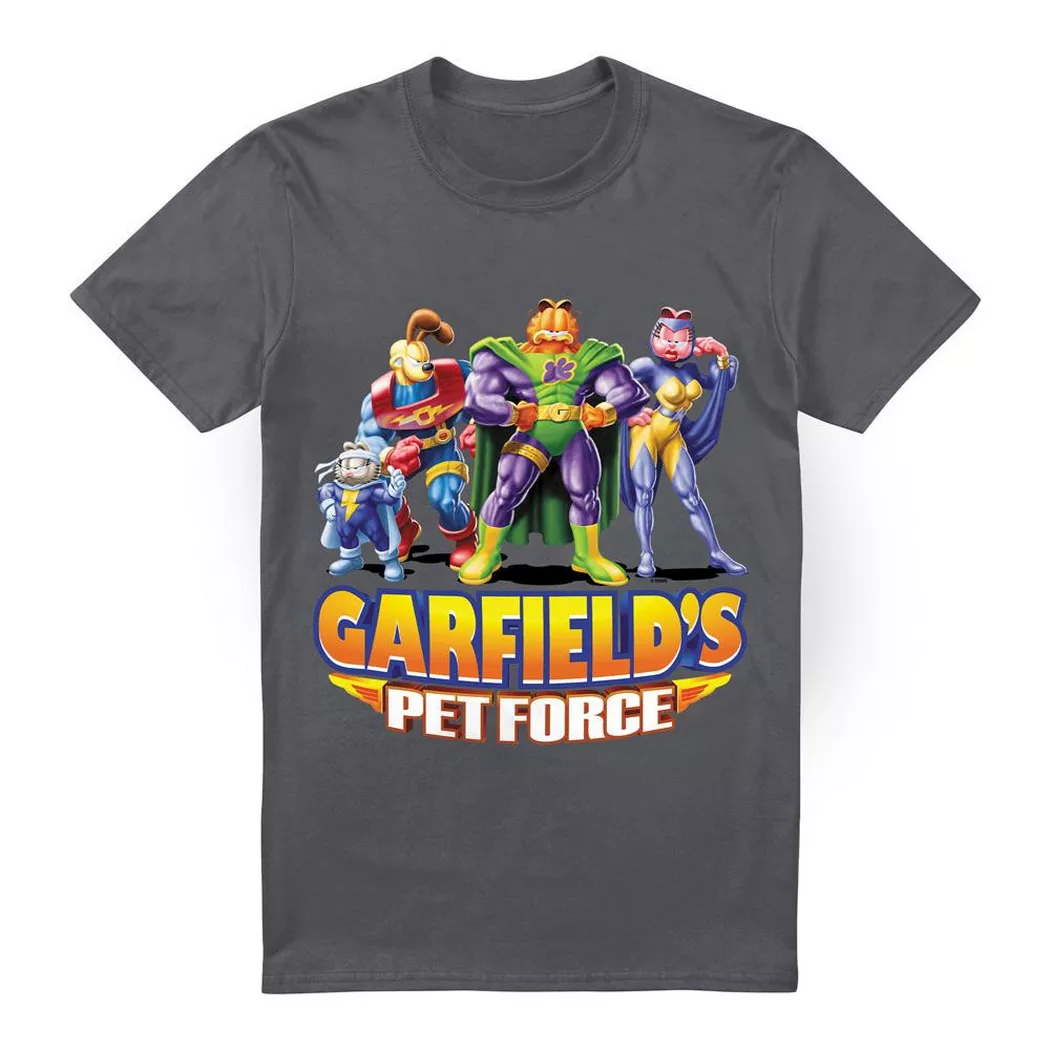 Garfield - Beyond T-Shirt, für Herren, Charcoal Black, Größe 4XL