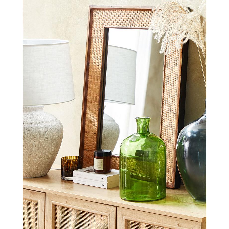 Beliani Vase décoratif en Verre Moderne PULAO  