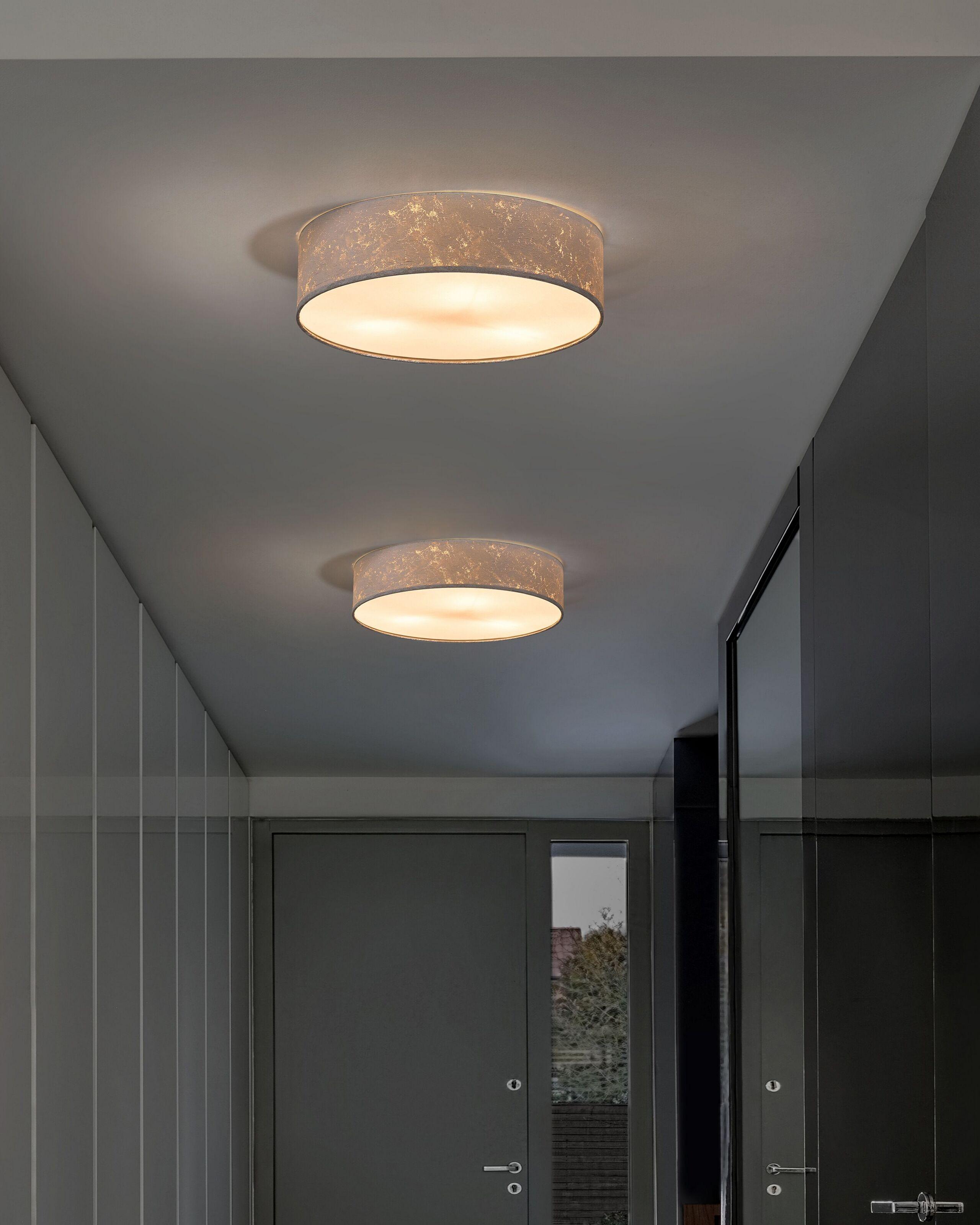 Beliani Deckenlampe aus Poly-Baumwolle Glamourös RENA  