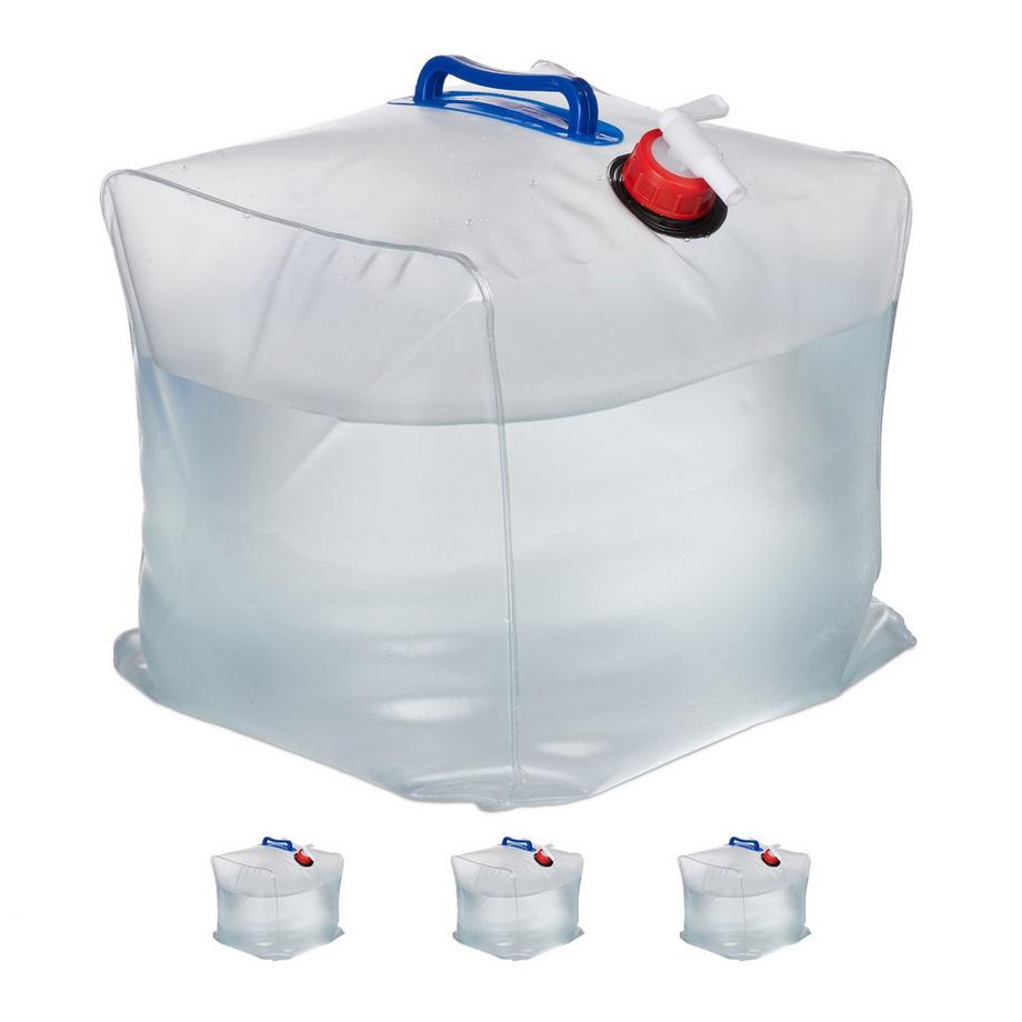 Northix  Lot de 4 bidons d'eau pliables 