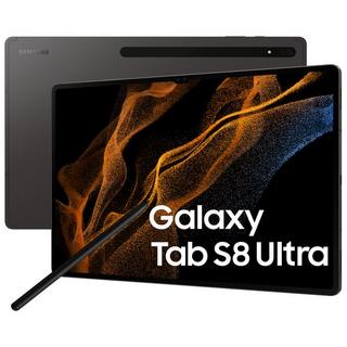 SAMSUNG  Galaxy Tab S8 Ultra WiFi SM-X900 512 GB 37,1 cm (14.6 Zoll) Qualcomm Snapdragon 16 GB Wi-Fi 6 (802.11ax) Android 12 Graphit 