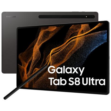 SAMSUNG  Galaxy Tab S8 Ultra WiFi SM-X900 512 Go 37,1 cm (14.6") Qualcomm Snapdragon 16 Go Wi-Fi 6 (802.11ax) Android 12 Graphite 
