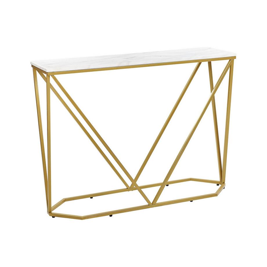 Beliani Konsolentisch aus MDF-Platte Glamourös HAZEN  