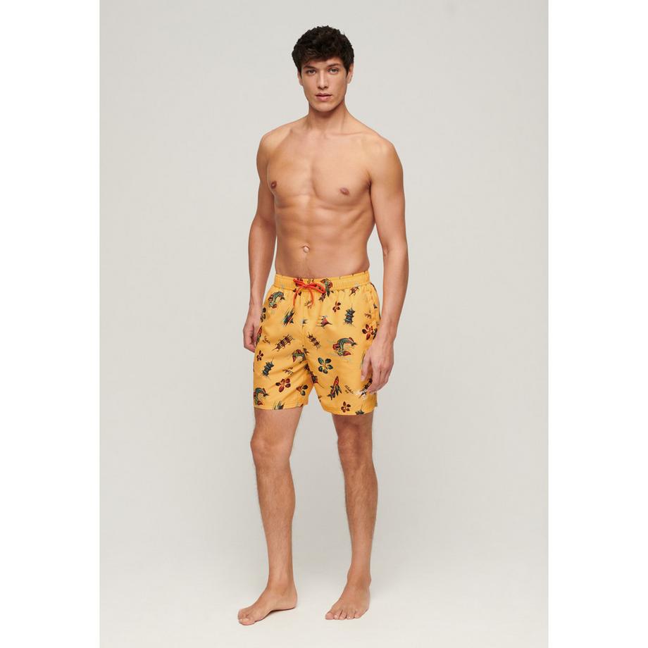 Superdry Short de bain Imprimé Hawaïen  
