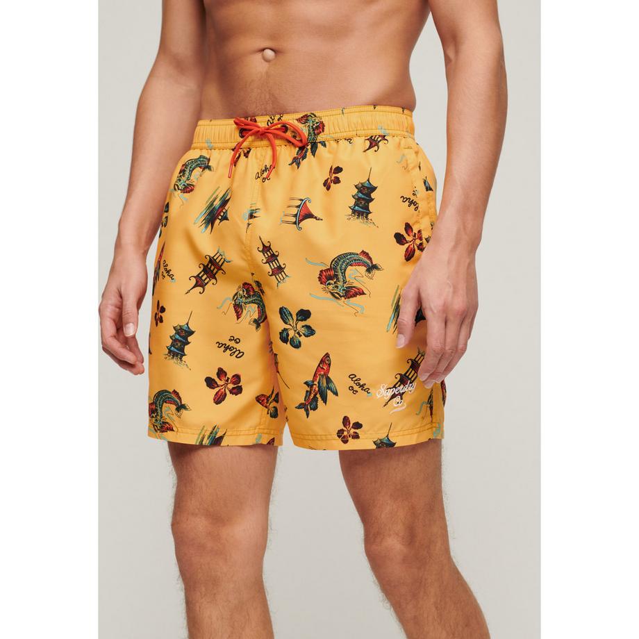 Superdry Short de bain Imprimé Hawaïen  