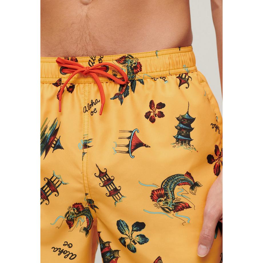 Superdry Short de bain Imprimé Hawaïen  