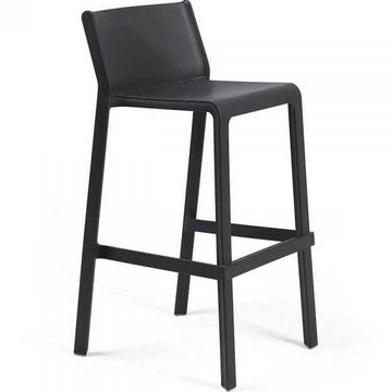 Tabouret de bar de jardin Trill anthracite 76