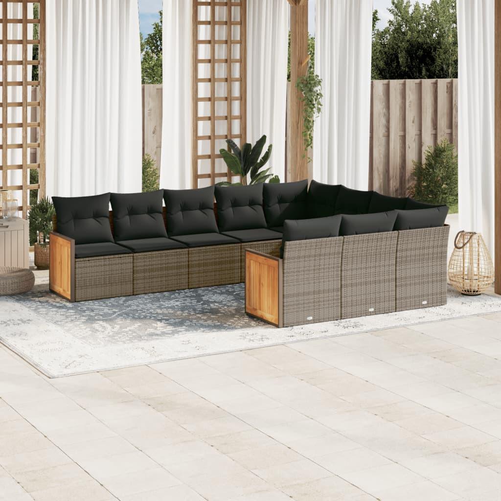 VidaXL Garten sofagarnitur poly-rattan  