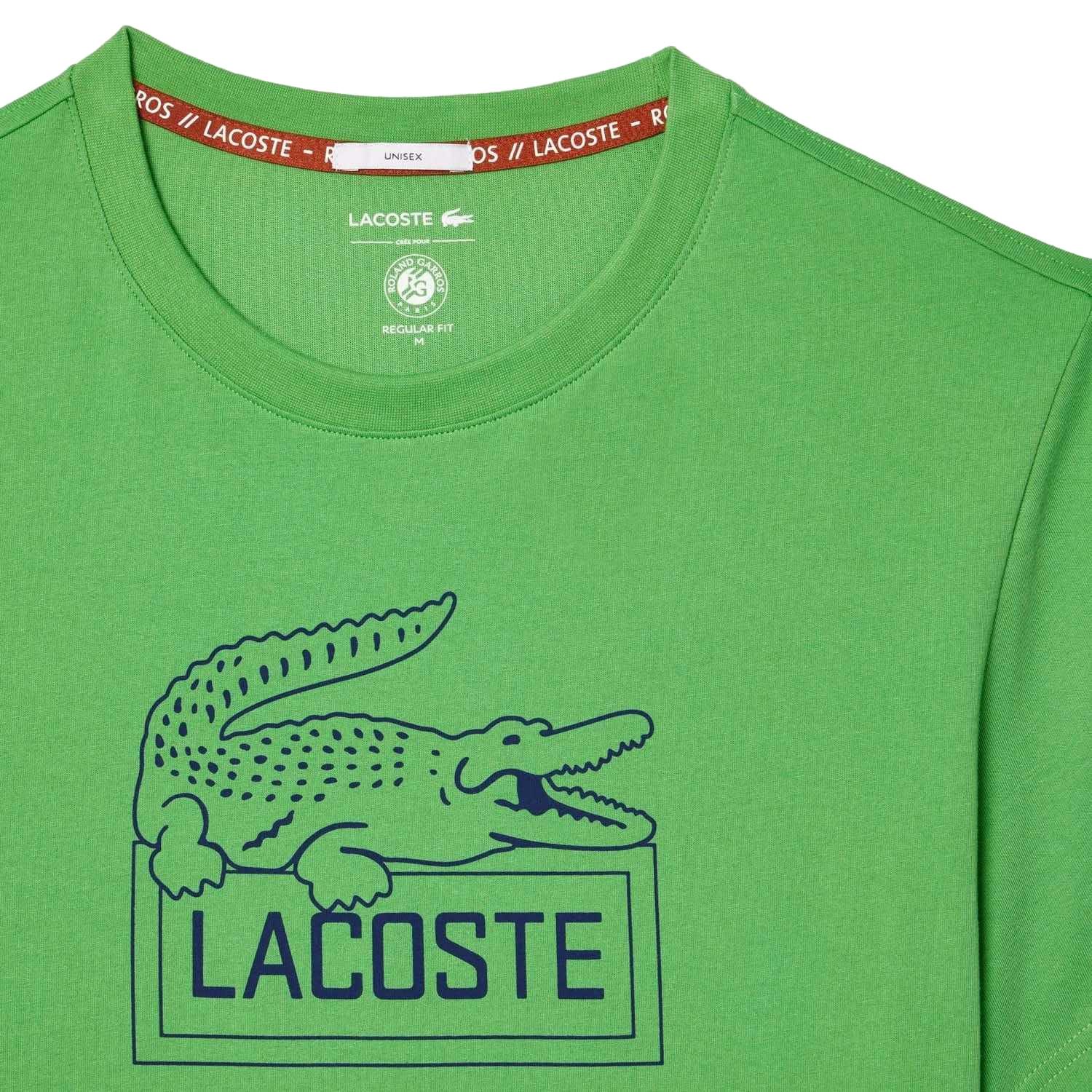 LACOSTE Roland Garros Edition Extratrocken Tennis T-Shirt  