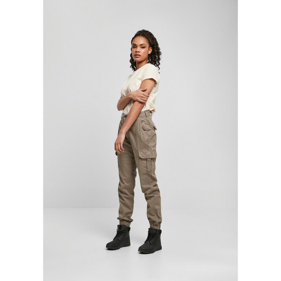 URBAN CLASSICS Pantalon Cargo Taille Haute  