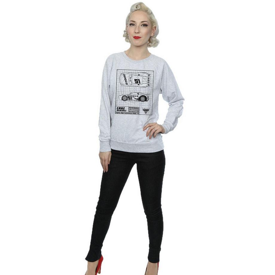 Disney Cars Imprimé Sweatshirt Coupe Slim  