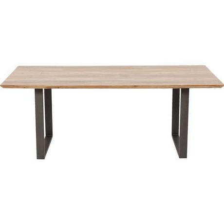 KARE Design Table Symphony acier brut 200x100cm  