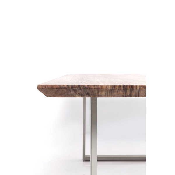 KARE Design Table Symphony acier brut 200x100cm  