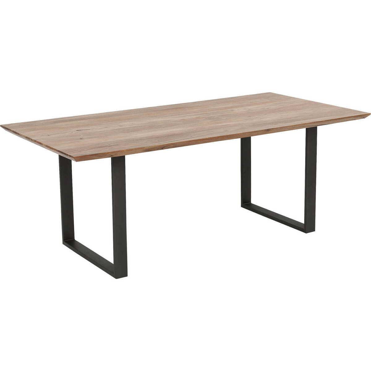 KARE Design Table Symphony acier brut 200x100cm  