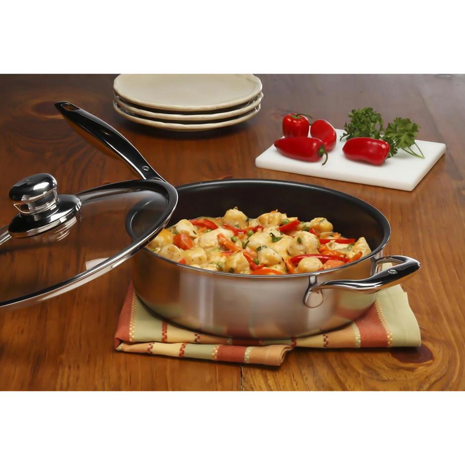 Swiss Diamond XDInox 24cm, Pfanne, Edelstahl, Aluminiumguss  