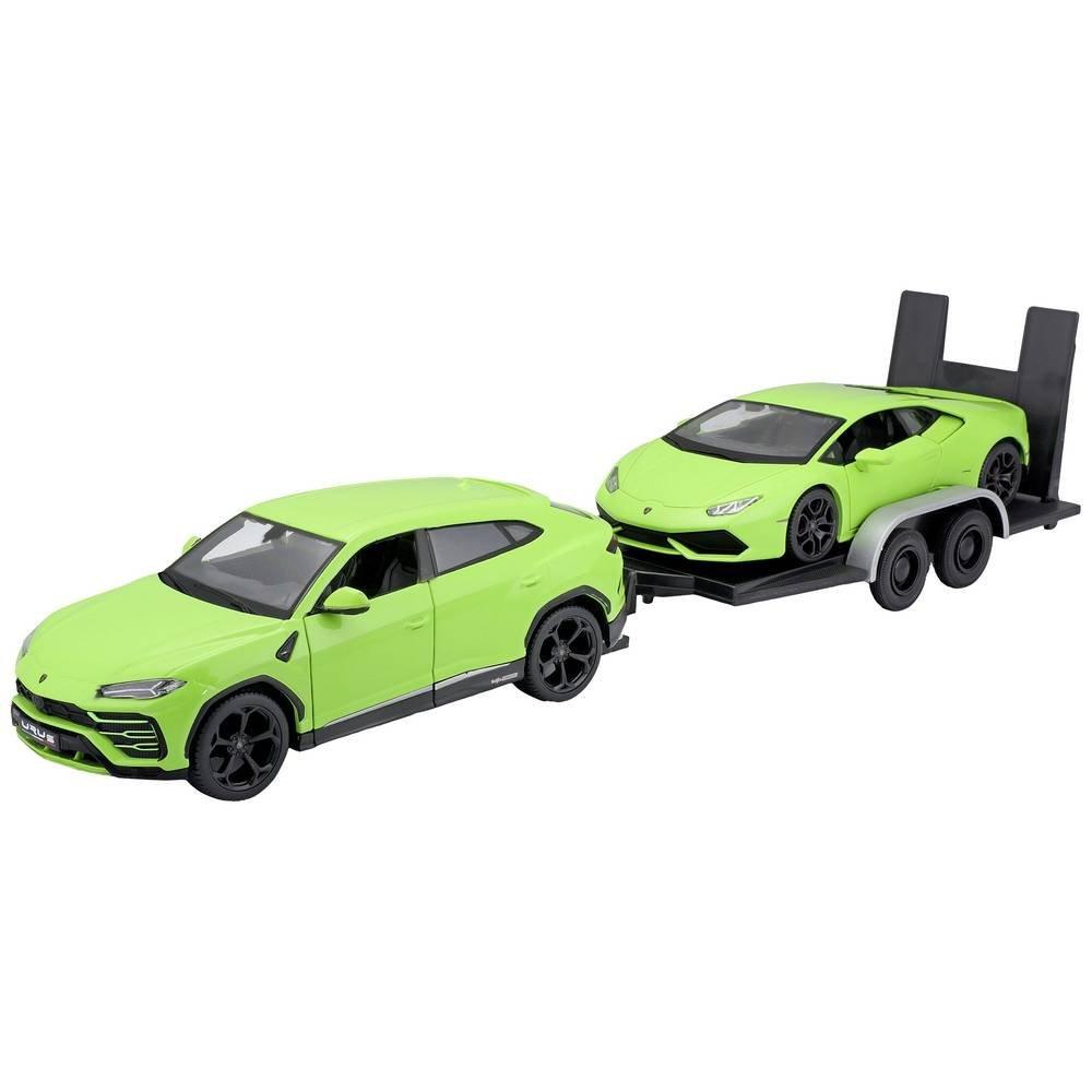 Maisto  1:24 Design Elite Transtransporteur Lamborghin Urus + Huracan 