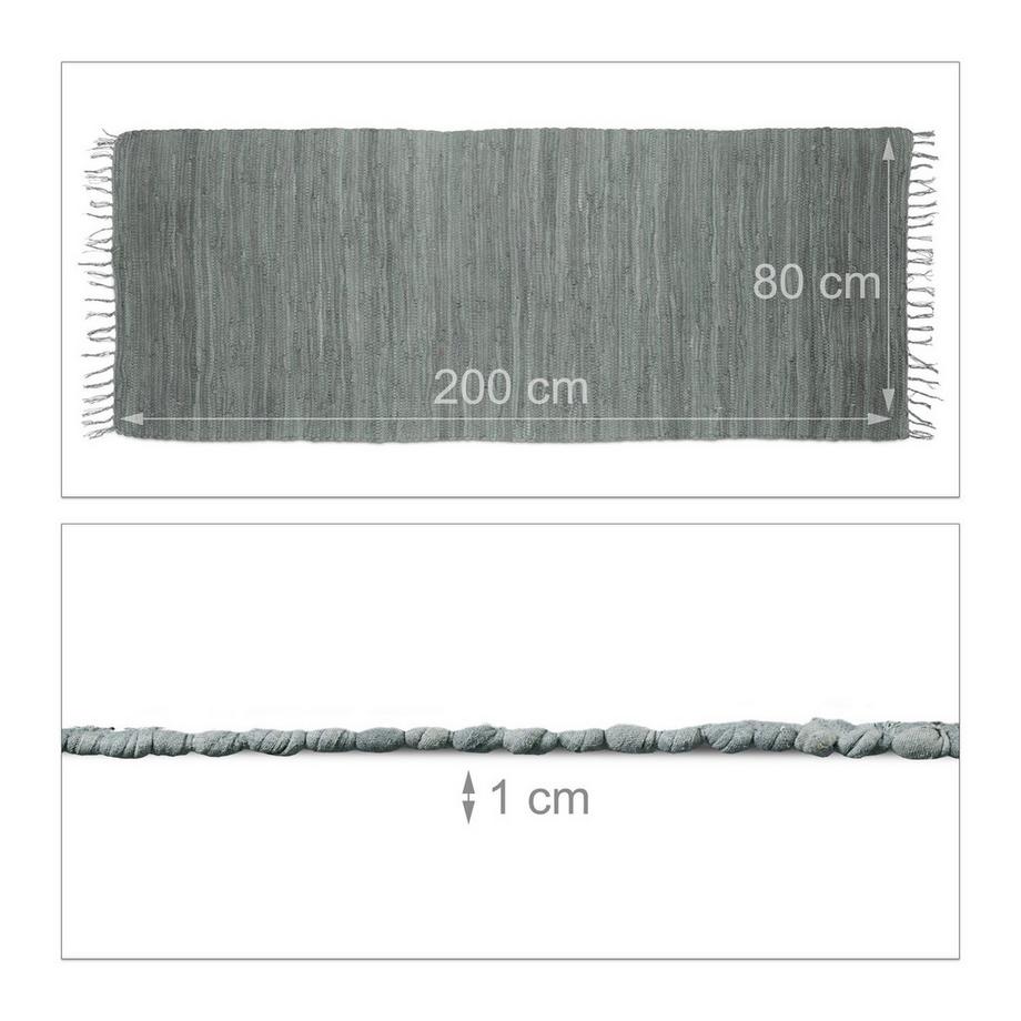 B2X  Flickenteppich Motiv Stern 