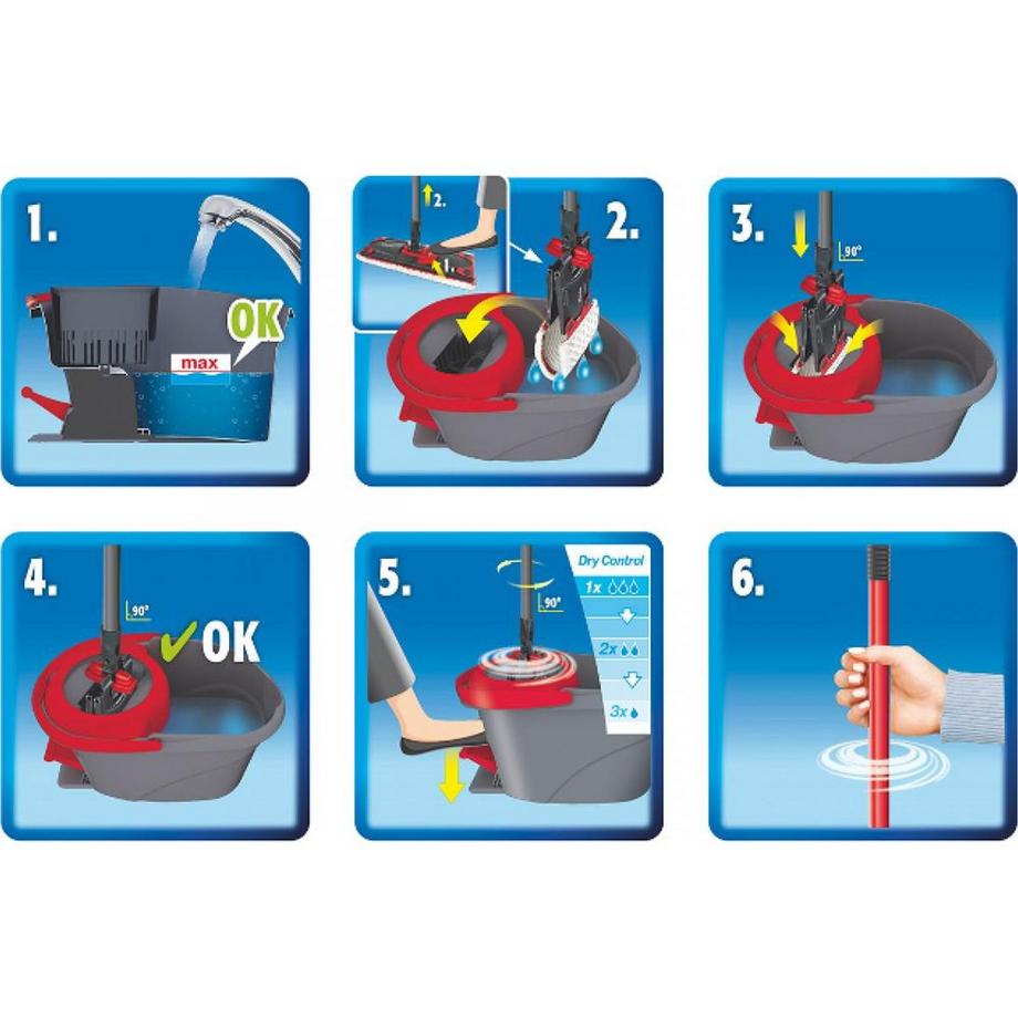 vileda  Bodenwischer-Set UltraMat Wring & Clean 