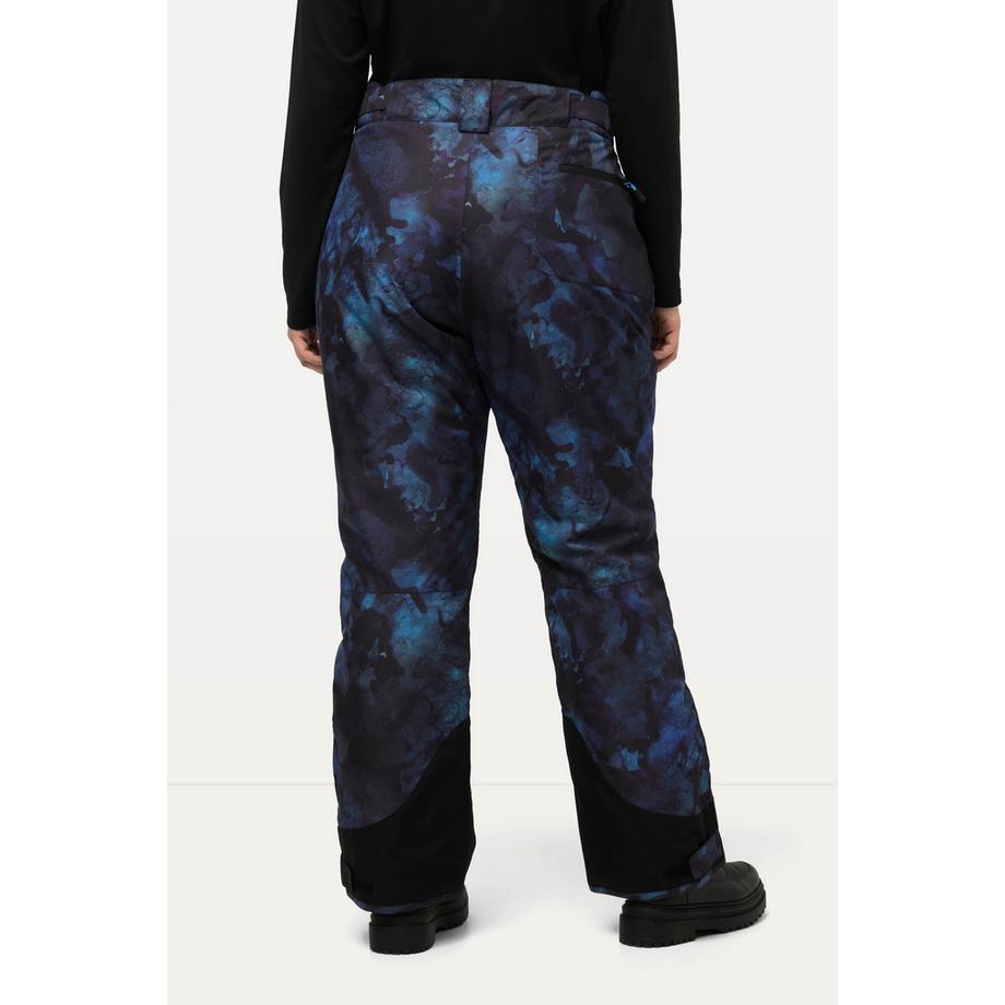 Ulla Popken Pantalon de ski fonctionnel imperméable bande à scratch  