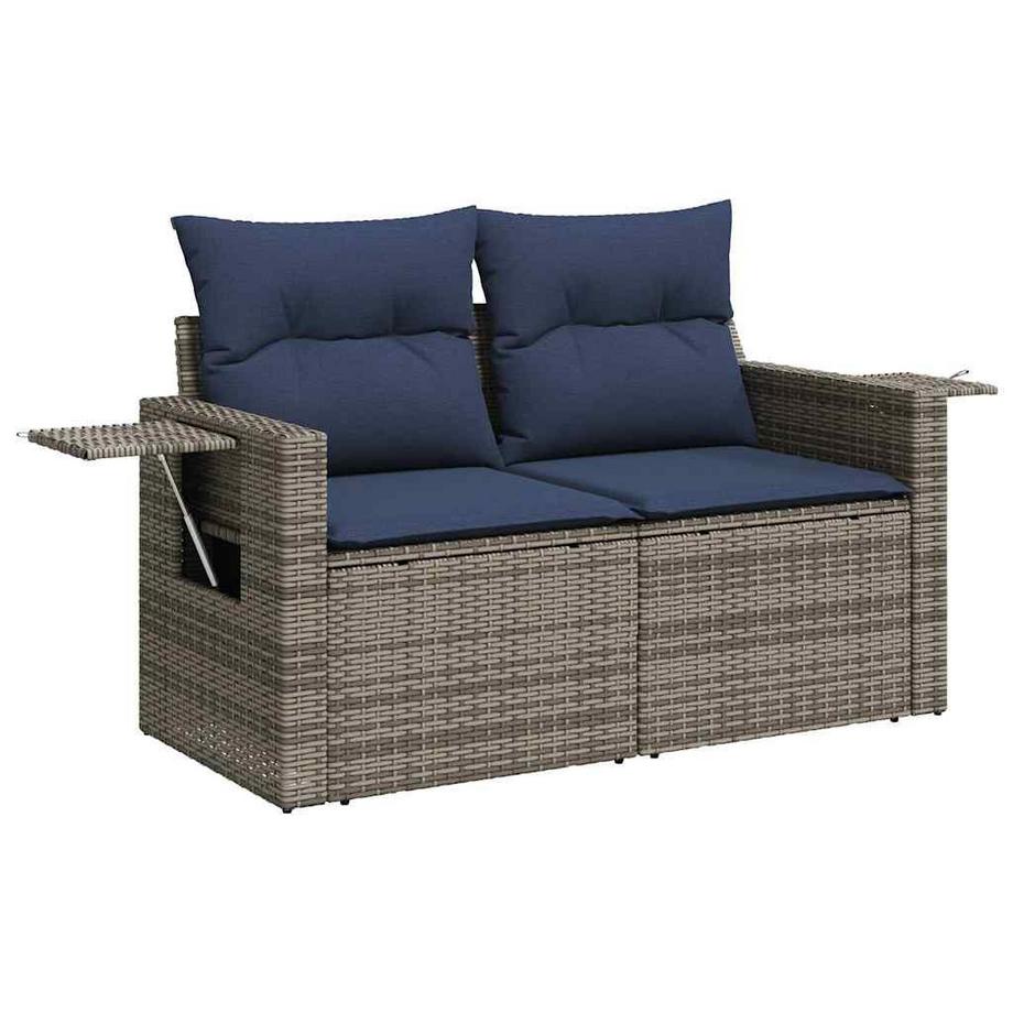 VidaXL set di divani da giardino Polirattan  