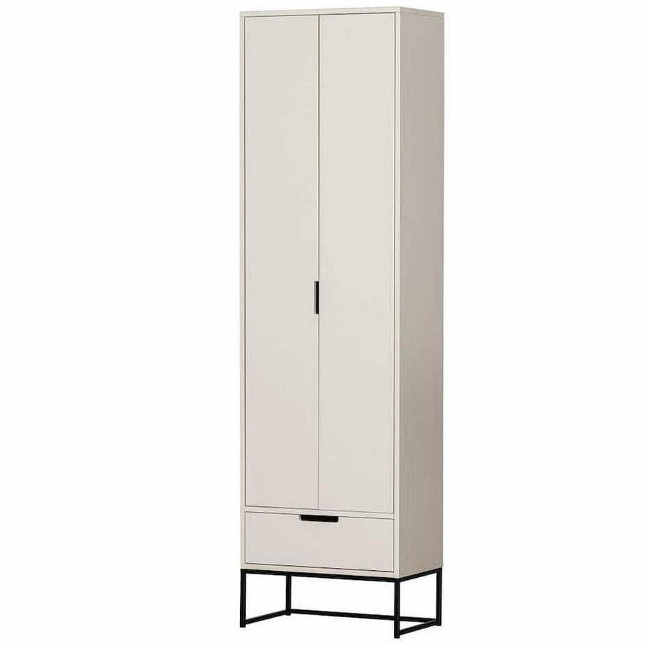 Armoire Silas pin brossé dust 60x210