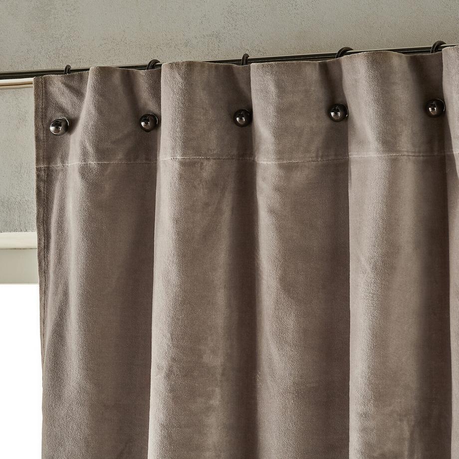 AM.PM  Rideau velours petits oeillets Lavezzi 