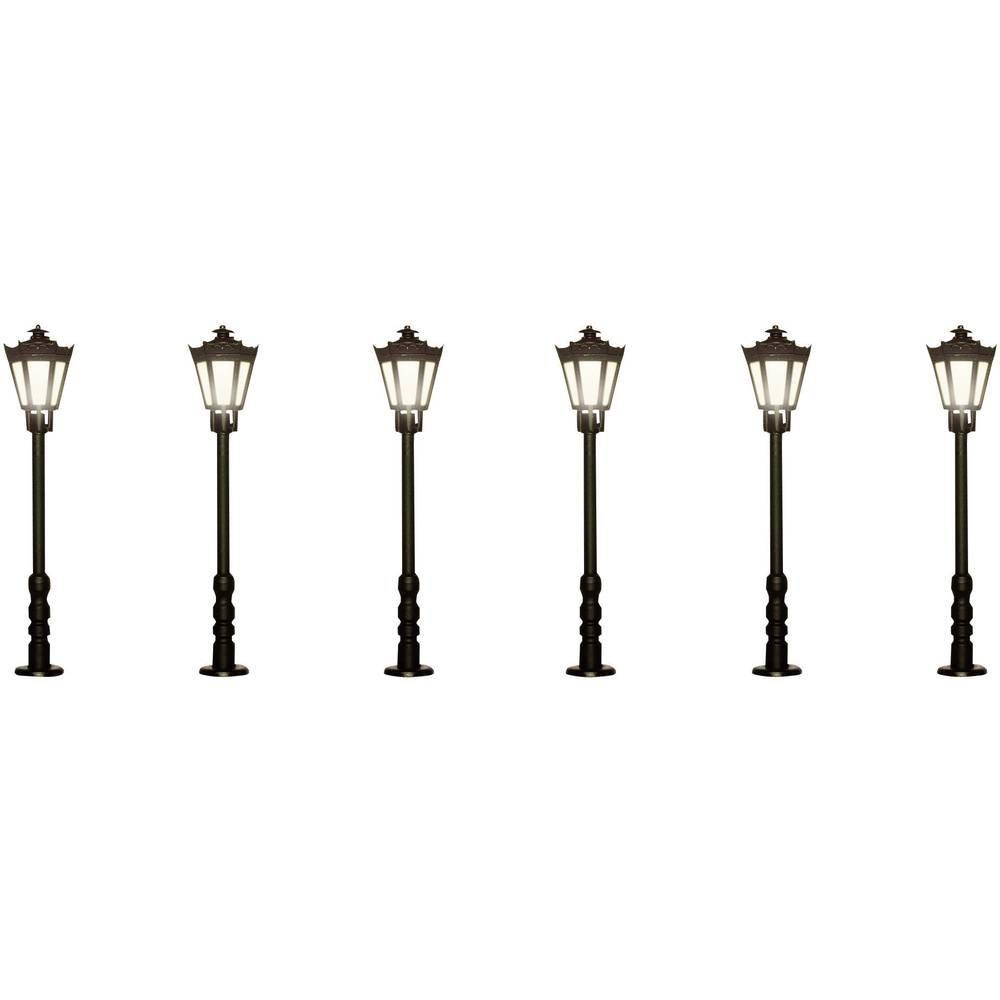 PIKO  6 lampadaires H0 