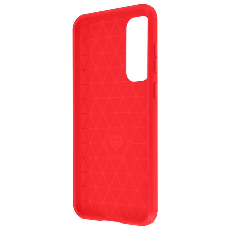 Avizar  Carbon Hülle Samsung Galaxy A35 5G Rot 