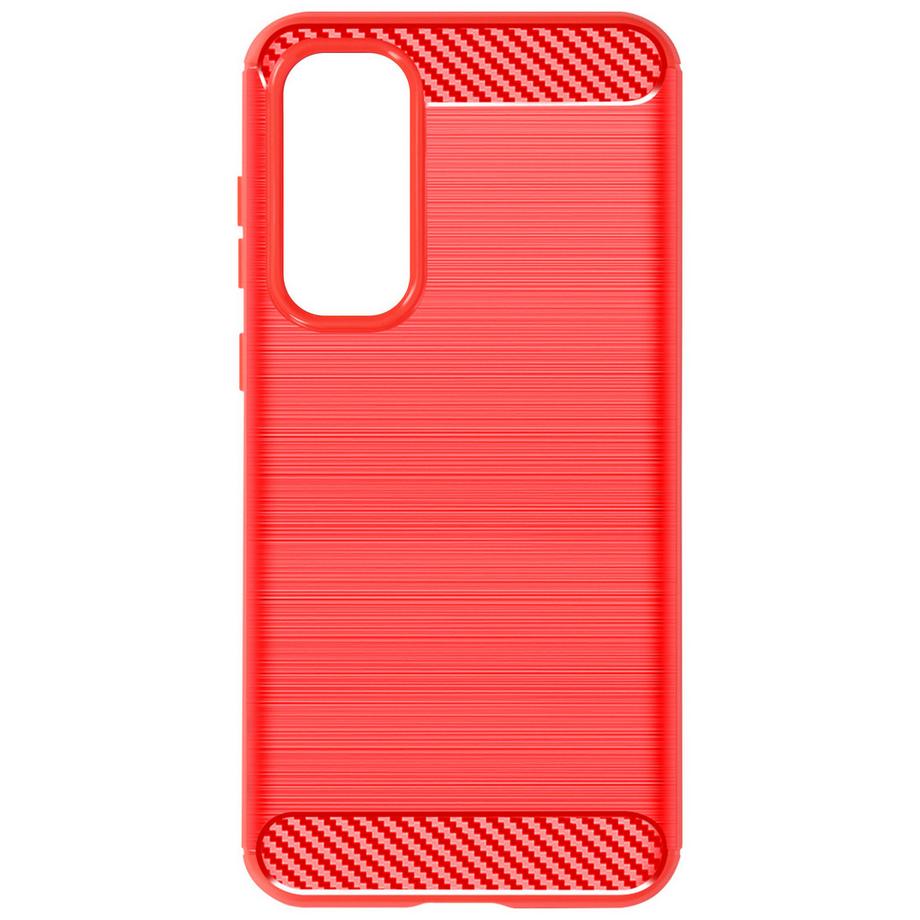 Avizar  Carbon Hülle Samsung Galaxy A35 5G Rot 