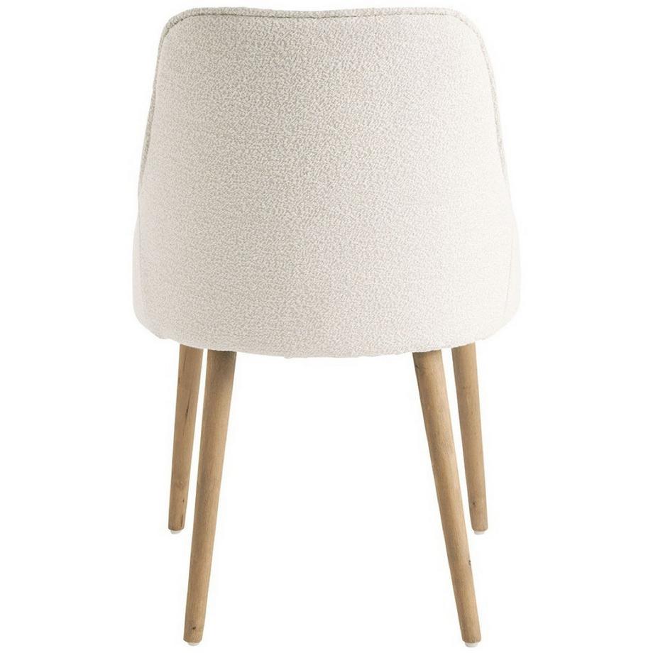 Blanc d'Ivoire Sedia da pranzo Marcus Bouclé crema  