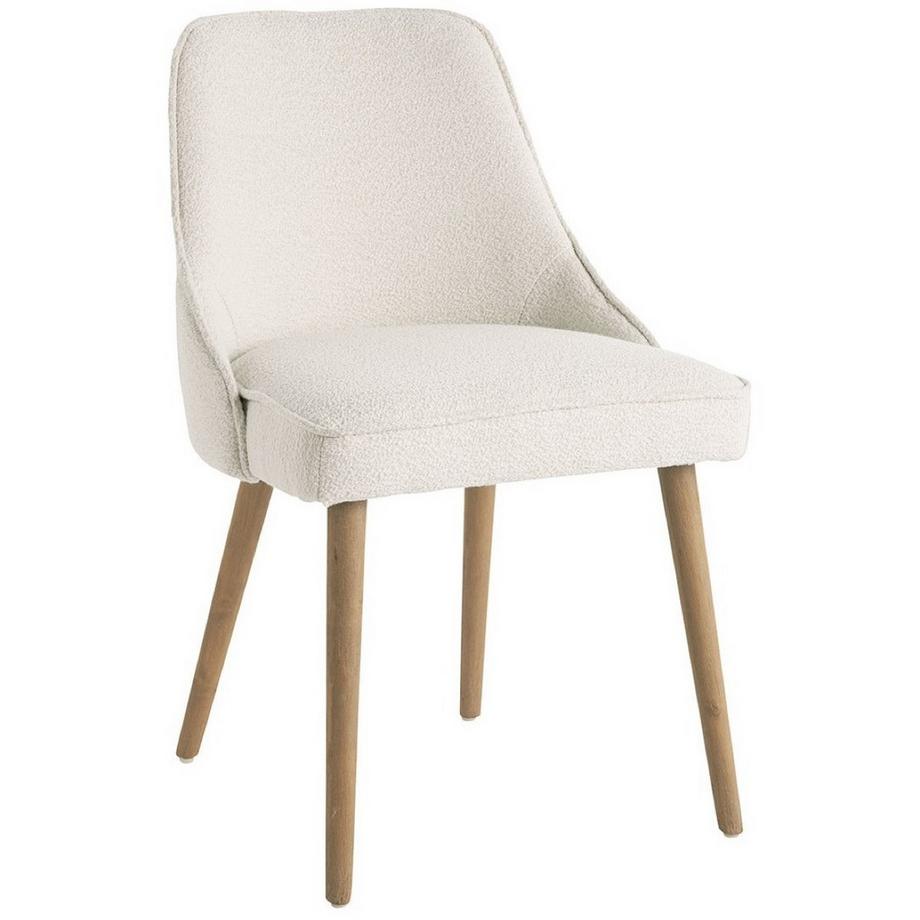 Blanc d'Ivoire Sedia da pranzo Marcus Bouclé crema  