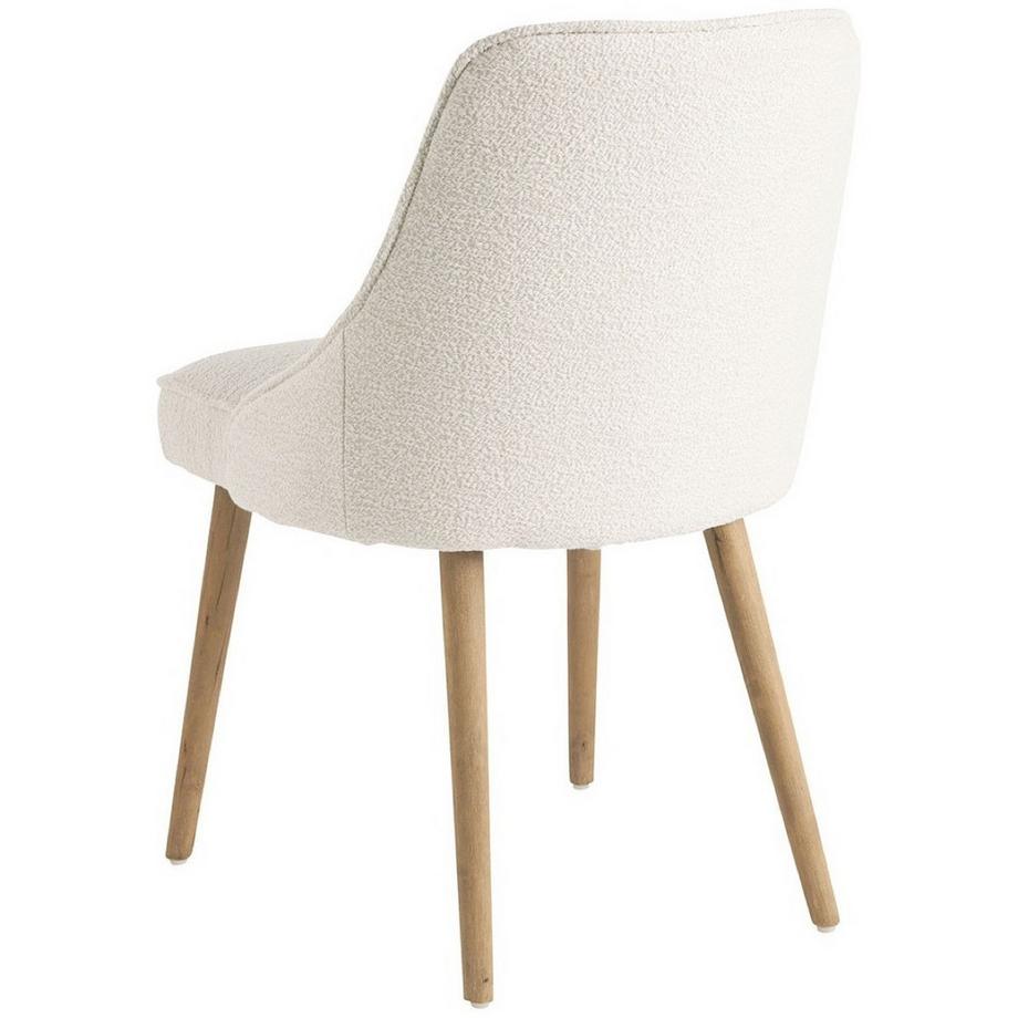 Blanc d'Ivoire Sedia da pranzo Marcus Bouclé crema  