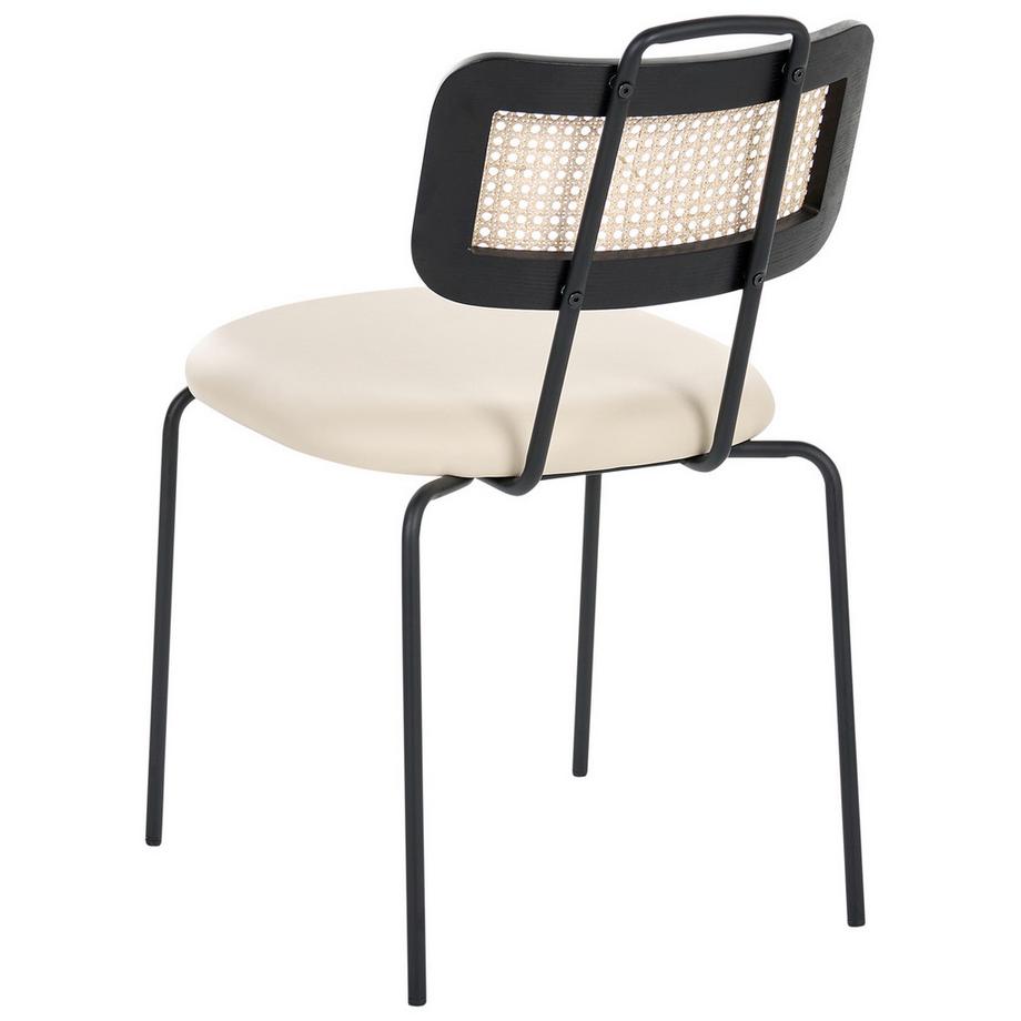 Beliani Esszimmerstuhl 2er Set aus Eisen  ADELANTO  
