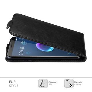 Cadorabo  Housse compatible avec HTC Desire 12 - Coque de protection au design flip avec fermeture magnétique 