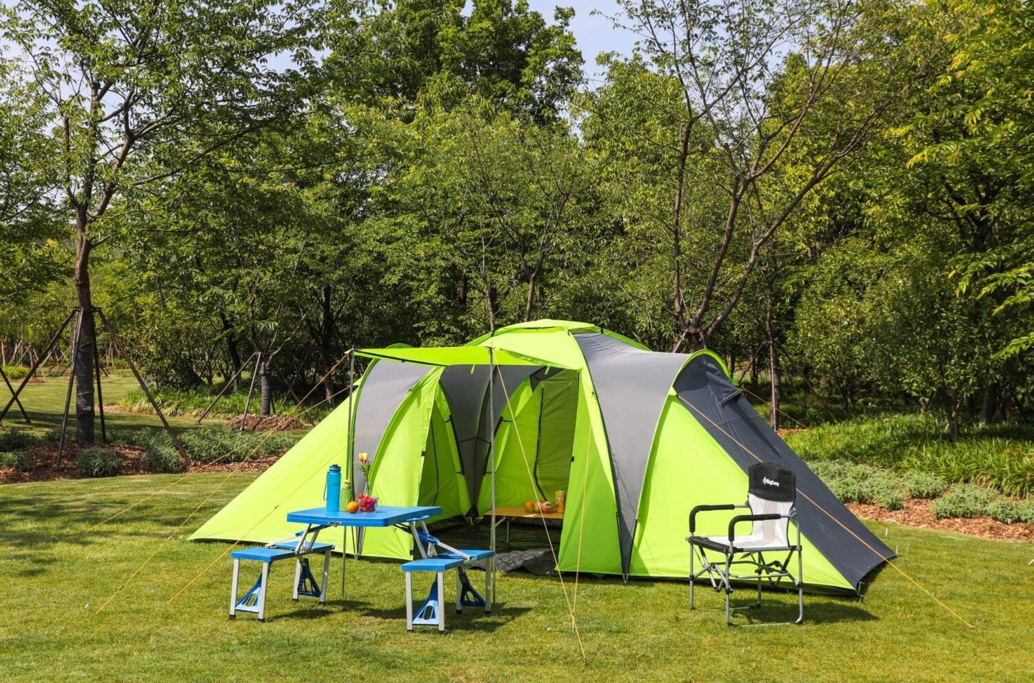 Kingcamp  Tenda da campeggio familiare per 6 persone - modello Lucca 