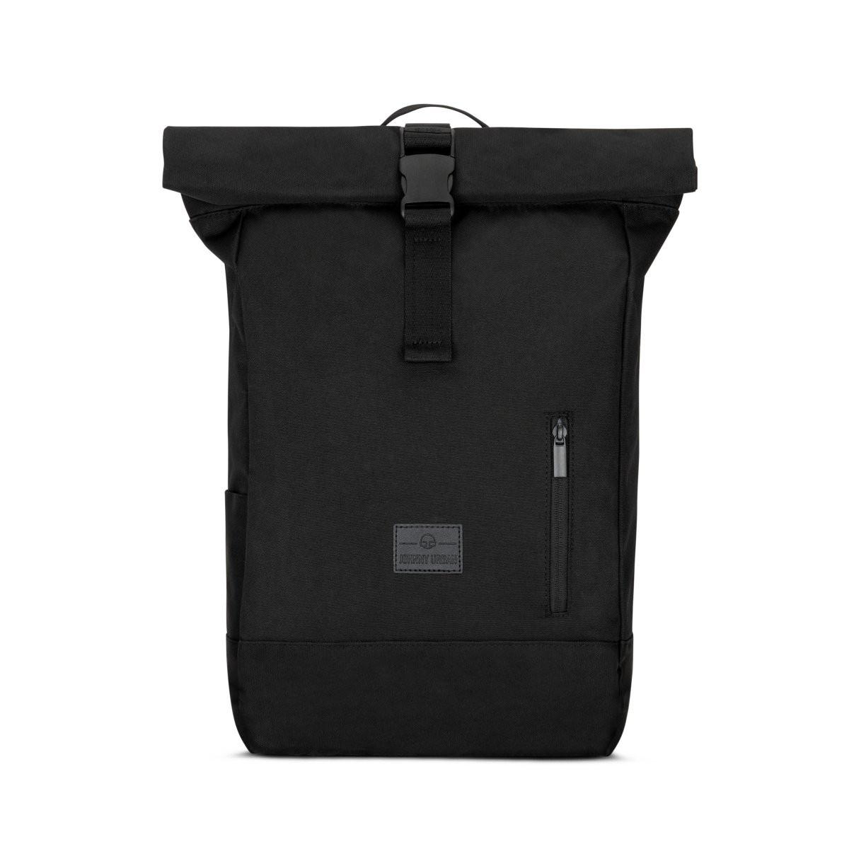 Johnny Urban Robin - Rolltop Rucksack M Schwarz  