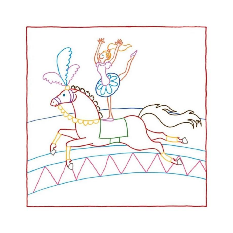 Frech  Zauberpapier Malbuch Pferde 