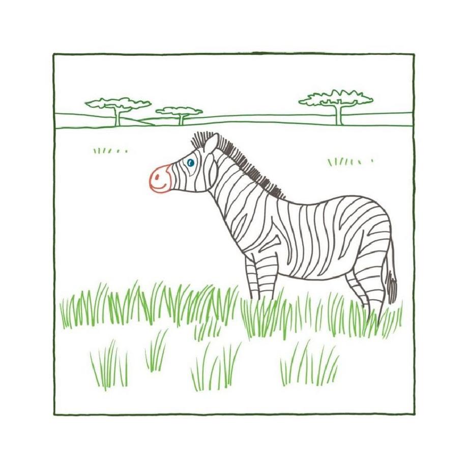 Frech  Zauberpapier Malbuch Pferde 