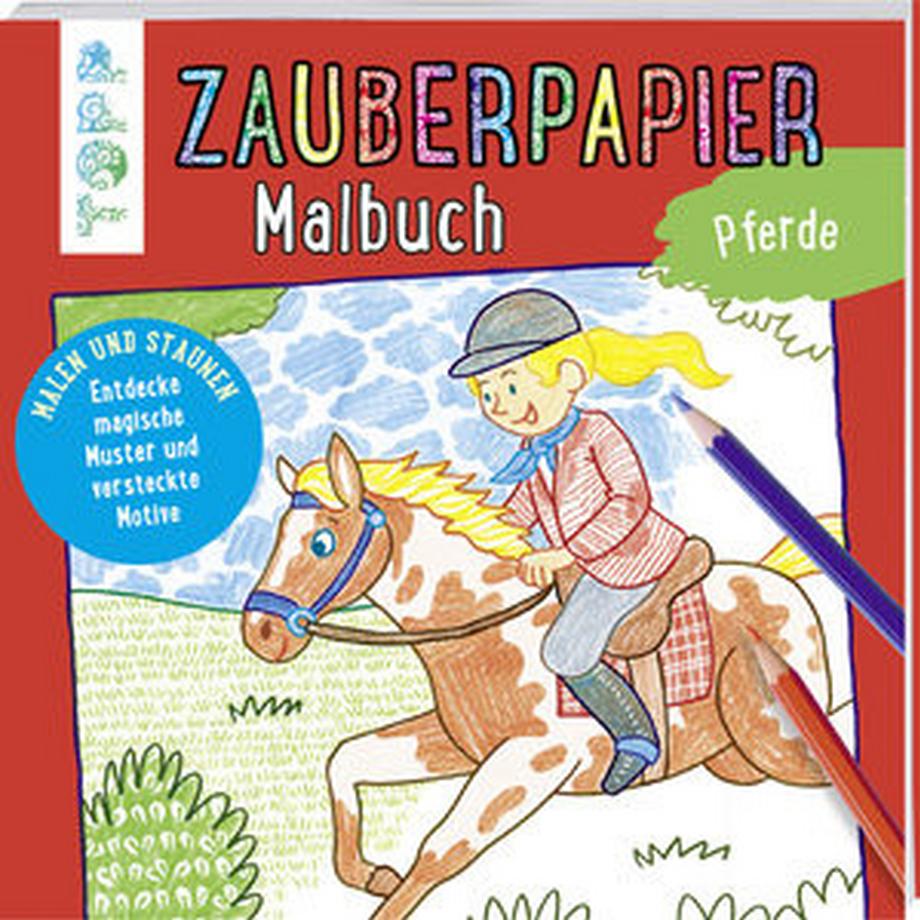 Frech  Zauberpapier Malbuch Pferde 